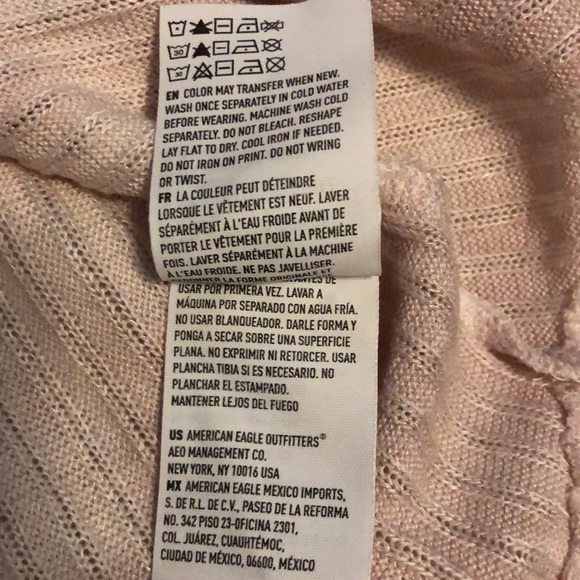 AEO soft and sexy pink long sleeve - Picture 4 of 4